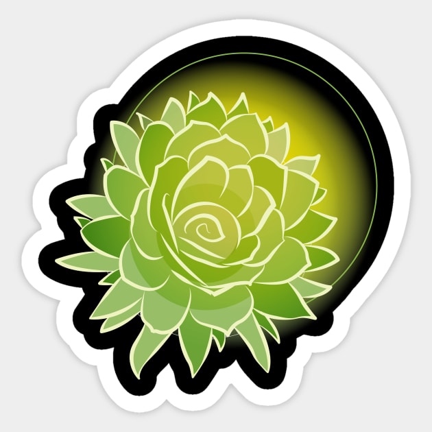 Cactus Bloom Sticker by BeCreativeHere